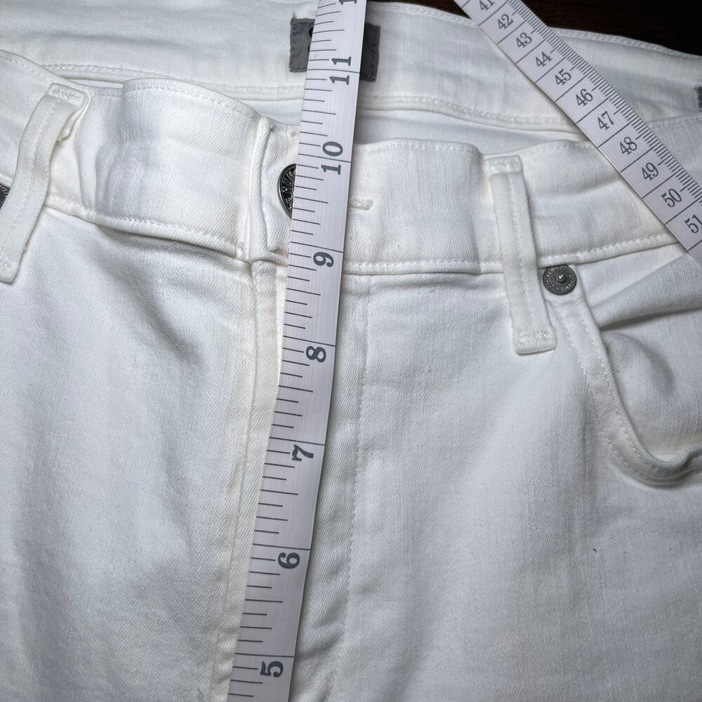 Citizens of Humanity Skinny Jeans Rocket Crop High Rise White Sculpt Size 29 - Picture 12 of 13